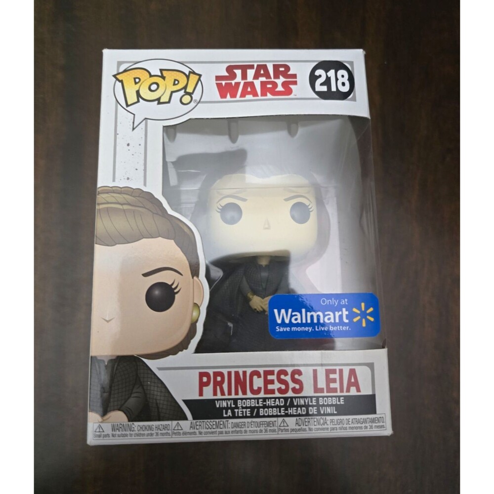 Funko Pop! Star Wars Princess Leia #218 VIII: The Last Jedi 2017 Walmart Excl